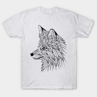 Awesome Fox lines T-Shirt